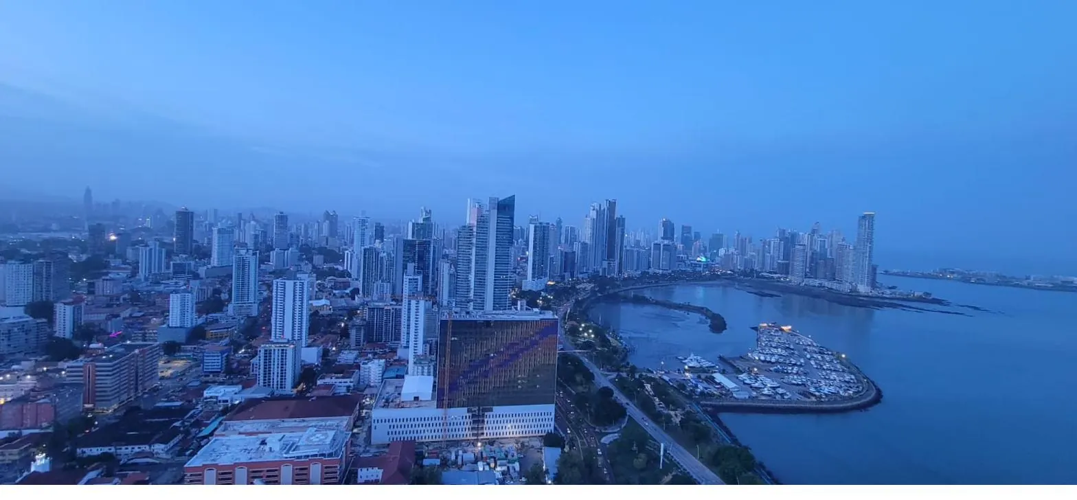 Vista aérea de la Ciudad de Panamá