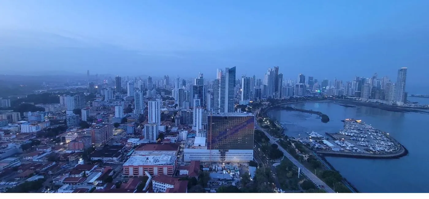 Vista aérea de la Ciudad de Panamá